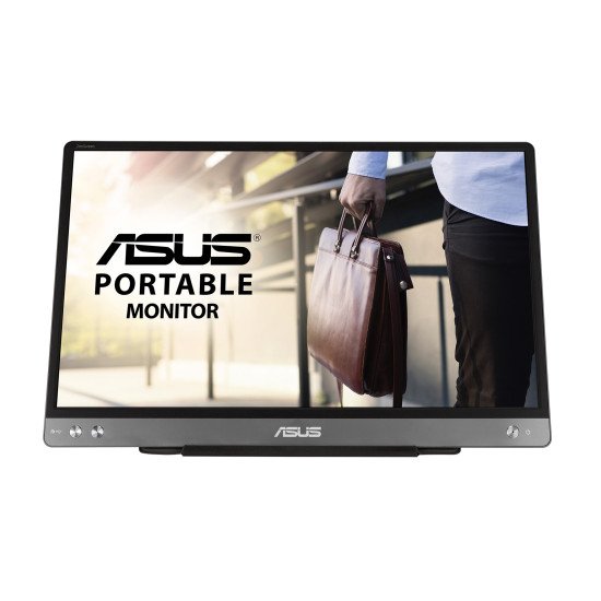 ASUS MB14AC écran PC 35,6 cm (14") 1920 x 1080 pixels Full HD Gris