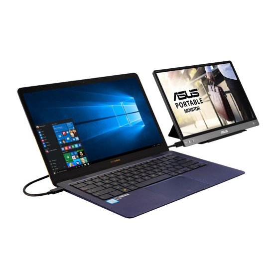 ASUS MB14AC écran PC 35,6 cm (14") 1920 x 1080 pixels Full HD Gris