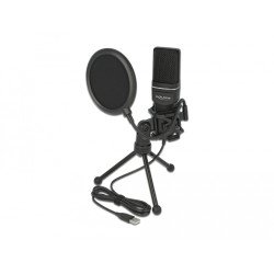 DeLOCK 66331 Noir Microphone de PC