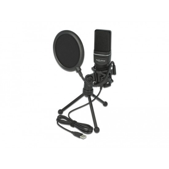 DeLOCK 66331 Noir Microphone de PC