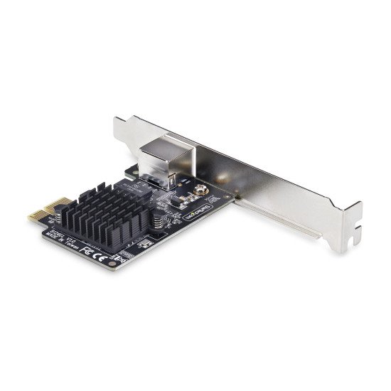 StarTech.com Carte Réseau PCIe Gigabit 5G à 1 Port, Carte LAN PCI Express 5G/2,5G/1G/100M/10M, Realtek RTL8126, Windows et Linux, Conforme TAA StarTech.com Carte Réseau PCIe Gigabit 5G à 1 Port, Carte LAN PCI Express 5G/2,5G/1G/100M/10M, Realtek RTL8126, Windows et Linux, Conforme TAA