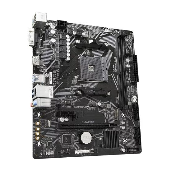 Gigabyte A520M K V2 carte mère AMD A520 Emplacement AM4 micro ATX Gigabyte A520M K V2 carte mère AMD A520 Emplacement AM4 micro ATX