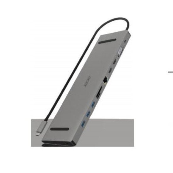 Acer ACG-DCK-C-1 Avec fil USB 3.2 Gen 1 (3.1 Gen 1) Type-C Gris