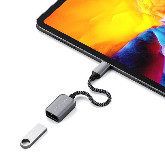 Satechi ST-UCATCM câble USB USB 3.2 Gen 1 (3.1 Gen 1) USB C USB A Gris