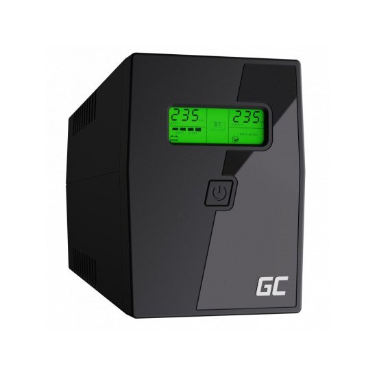 Green Cell UPS02 Interactivité de ligne 0,8 kVA 480 W 2 sortie(s) CA