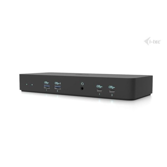 i-tec USB-C Intelligent Triple Display Docking Station + Power Delivery 100W i-tec USB-C Intelligent Triple Display Docking Station + Power Delivery 100W