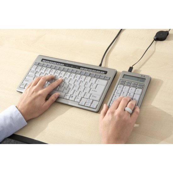 BakkerElkhuizen S-board 840 Pavé numérique USB Gris