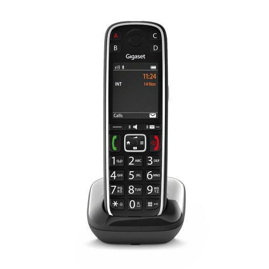 Gigaset E720 Téléphone analog/dect Identification de l'appelant Noir