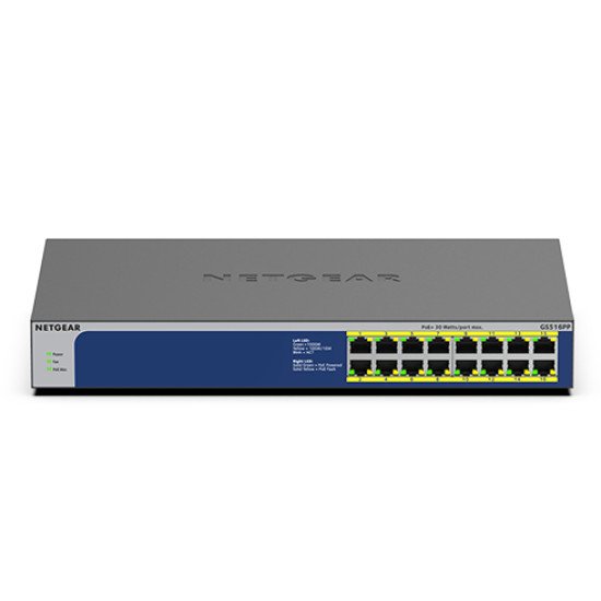 Netgear GS516PP Non-géré Gigabit Ethernet 