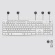 Logitech MK295 Silent Wireless Combo clavier Souris sans fil QWERTZ DE Blanc