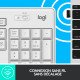 Logitech MK295 Silent Wireless Combo clavier RF sans fil QWERTY US International Blanc