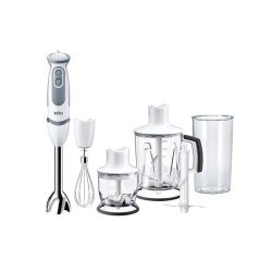 Braun MultiQuick 5 MQ5245WH blender 1,25 L Mélangeur par immersion 1000 W Gris, Blanc Braun MultiQuick 5 MQ5245WH blender 1,25 L Mélangeur par immersion 1000 W Gris, Blanc