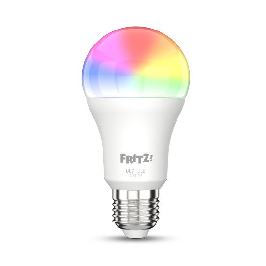 FRITZ!DECT 500 Ampoule intelligente Argent, Transparent, Blanc