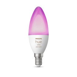 Philips Hue White and Color ambiance Flamme - Ampoule connectée E14 Philips Hue White and Color ambiance Flamme - Ampoule connectée E14