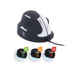R-Go Tools R-Go HE Break Mouse, Souris ergonomique, Logiciel anti-RSI, Moyen (Longueur de la main 165-185mm), Gaucher, Filaire R-Go Tools R-Go HE Break Mouse, Souris ergonomique, Logiciel anti-RSI, Moyen (Longueur de la main 165-185mm), Gaucher, Filaire