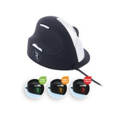 R-Go Tools R-Go HE Break Mouse, Souris ergonomique, Logiciel anti-RSI, Grand (Longueur de la main au-dessus 185mm), Gaucher, Filaire R-Go Tools R-Go HE Break Mouse, Souris ergonomique, Logiciel anti-RSI, Grand (Longueur de la main au-dessus 185mm), Gaucher, Filaire