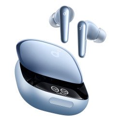 Anker Liberty 4 Pro Casque True Wireless Stereo (TWS) Ecouteurs Appels/Musique/Sport/Au quotidien USB Type-C Bluetooth Bleu clair