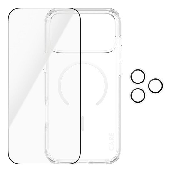 PanzerGlass CR94469 écran et protection arrière de téléphones portables Protecteur de dos/écran Apple 3 pièce(s)