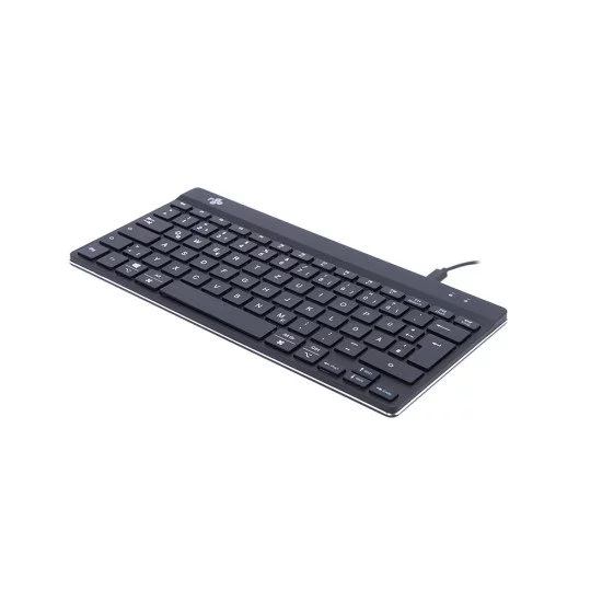 R-Go Tools R-Go Clavier Compact Break, QWERTZ (DE), noir, filaire R-Go Tools R-Go Clavier Compact Break, QWERTZ (DE), noir, filaire