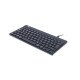 R-Go Tools R-Go Clavier Compact Break, QWERTZ (DE), noir, filaire