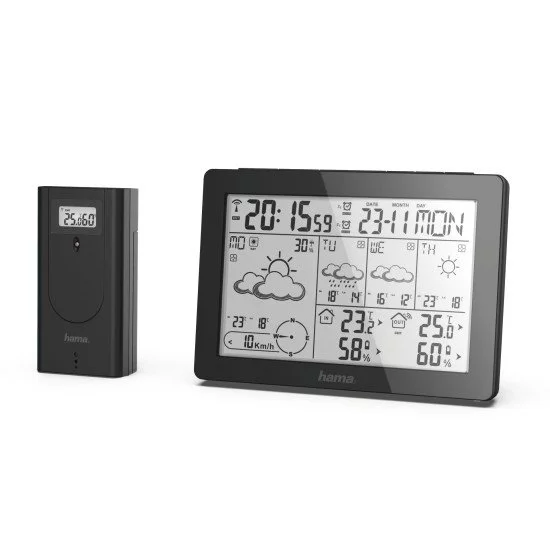 Hama Meteotime Noir Batterie Hama Meteotime Noir Batterie