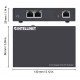 Intellinet Prolongateur Ultra PoE Gigabit 2 ports, extension PoE jusqu'à 100 m, budget PoE 60 W, 2 ports PSE de 30 W chacun, compatible IEEE 802.3bt/at/af, boîtier métal, Alimentation par Ethernet, Power Over Ethernet, garantie de 3 ans