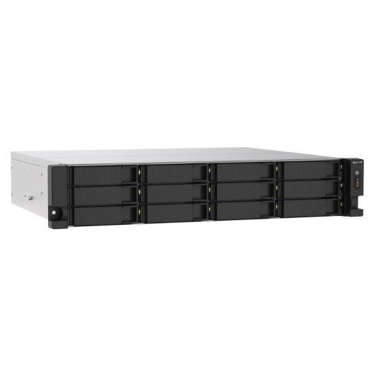 QNAP TS-1273AU-RP-8G serveur de stockage NAS Rack (2 U) Ethernet/LAN Noir, Gris V1500B