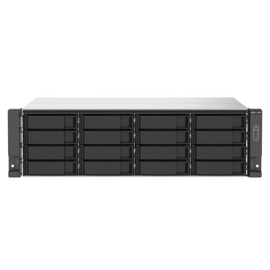 QNAP TS-1673AU-RP-16G serveur de stockage NAS Rack (3 U) Ethernet/LAN Noir, Gris V1500B