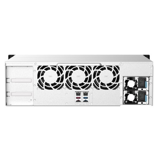 QNAP TS-1673AU-RP-16G serveur de stockage NAS Rack (3 U) Ethernet/LAN Noir, Gris V1500B