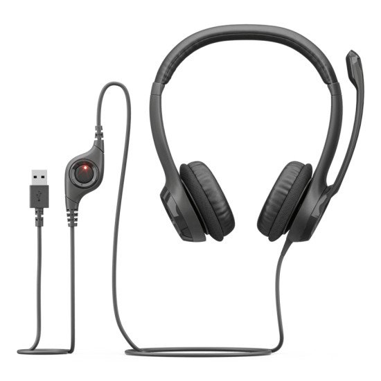Logitech H390 USB Casque Avec fil Arceau Appels/Musique USB Type-A Noir Logitech H390 USB Casque Avec fil Arceau Appels/Musique USB Type-A Noir