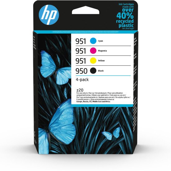 HP 950/951 cartouche d'encre Original Noir, Cyan, Magenta, Jaune 4 pièce(s) Rendement standard