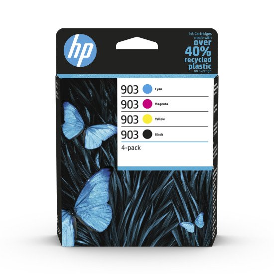 HP 903 Original Noir, Cyan, Magenta, Jaune 4 pièce(s)