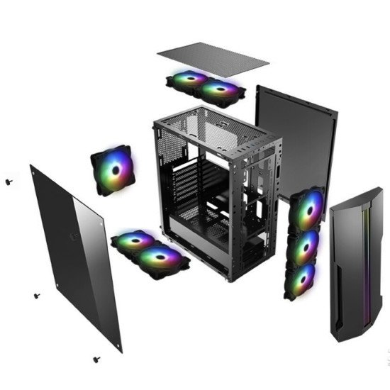 Xilence Performance C XILENT BLADE X512.RGB Midi Tower Noir Xilence Performance C XILENT BLADE X512.RGB Midi Tower Noir