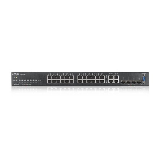 Zyxel GS2220-28-EU0101F switch réseau Géré L2 Gigabit Ethernet (10/100/1000) Noir