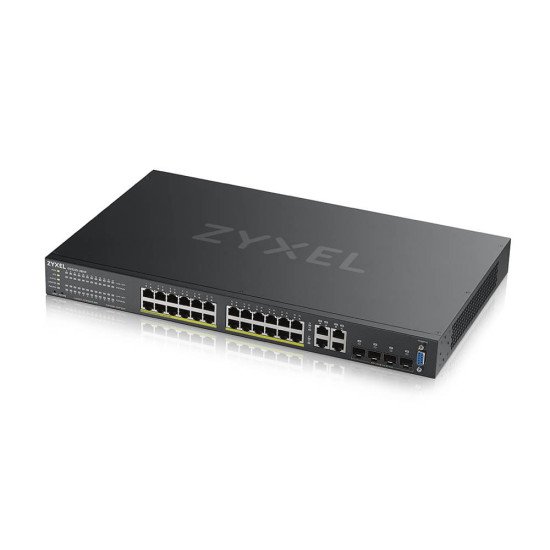 Zyxel GS2220-28HP-EU0101F switch réseau Géré L2 Gigabit Ethernet (10/100/1000) Noir 