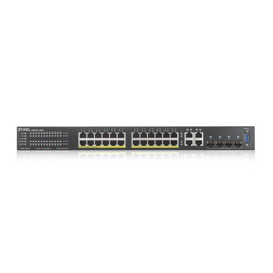 Zyxel GS2220-28HP-EU0101F switch réseau Géré L2 Gigabit Ethernet (10/100/1000) Noir 