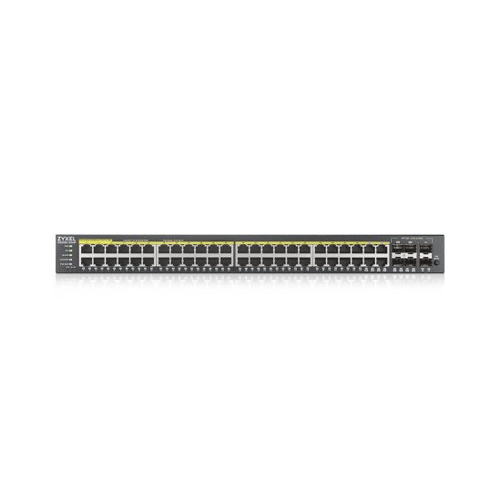 Zyxel GS2220-50HP-EU0101F switch réseau Géré L2 Gigabit Ethernet (10/100/1000) Noir 