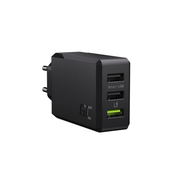 Green Cell CHARGC03 chargeur de téléphones portables Noir Intérieure