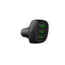 Green Cell CADGC01 chargeur de téléphones portables Noir Auto