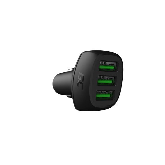 Green Cell CADGC01 chargeur de téléphones portables Noir Auto