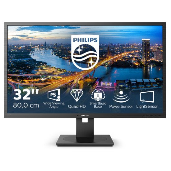 Philips B Line 325B1L/00 écran PC 31.5" 2560 x 1440 pixels 2K Ultra HD LCD Noir