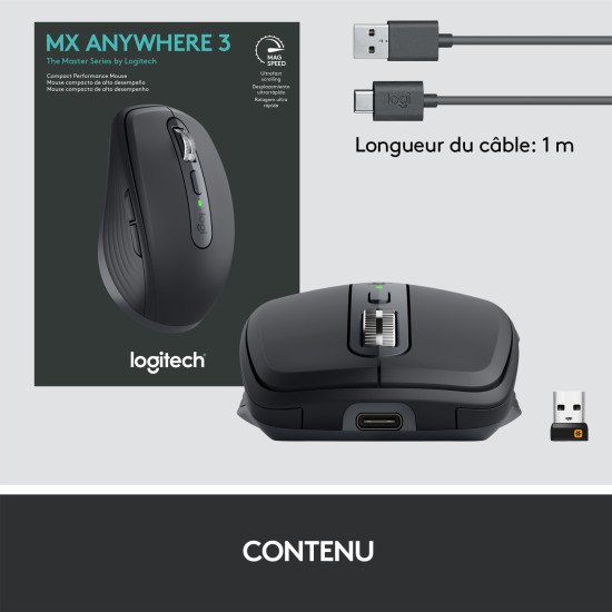 Logitech Performante et compacte MX Anywhere 3