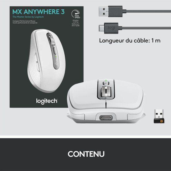 Logitech Performante et compacte MX Anywhere Souris Sans fil