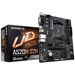 Gigabyte A520M S2H carte mère Emplacement AM4 Micro ATX Gigabyte A520M S2H carte mère Emplacement AM4 Micro ATX