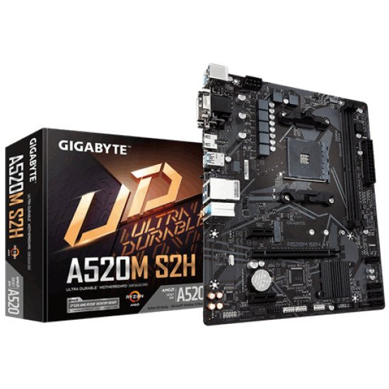 Gigabyte A520M S2H carte mère Emplacement AM4 Micro ATX