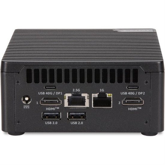 TERRA Micro 6100V1 Intel Core Ultra 5 125H 16 Go DDR5-SDRAM 500 Go SSD Windows 11 Pro Micro PC Mini PC Noir