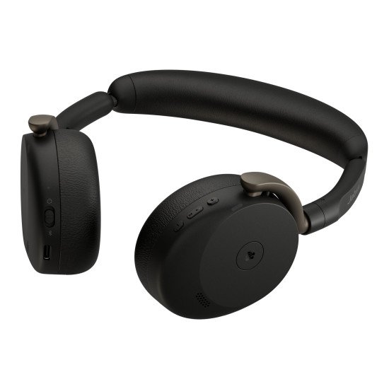 Jabra Evolve3 65 Flex Casque Sans fil Arceau Bureau/Centre d'appels USB Type-A Bluetooth Noir