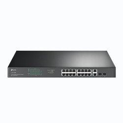TP-Link TL-SG1218MP commutateur réseau Gigabit Ethernet (10/100/1000) Connexion Ethernet, supportant l'alimentation via ce port (PoE) Noir TP-Link TL-SG1218MP commutateur réseau Gigabit Ethernet (10/100/1000) Connexion Ethernet, supportant l'alimentation via ce port (PoE) Noir