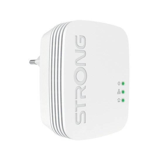 Strong POWERL600DUOMINI Adaptateur réseau CPL 600 Mbit/s Ethernet/LAN Blanc 2 pièce(s)