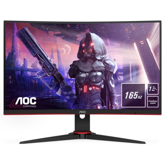 AOC C24G2AE/BK écran PC 24" 1920 x 1080 pixels Full HD LED Noir, Rouge